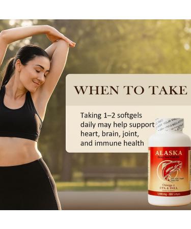 NCB NCB TECHNOLOGY Alaska Deep Sea Omega-3 Fish Oil 1000mg | EPA & DHA Softgels | Wild-Caught & Sustainably Sourced | Supports Heart Brain Joint & Immune Health | 300 Softgels - Buy Online on GoSupps.com