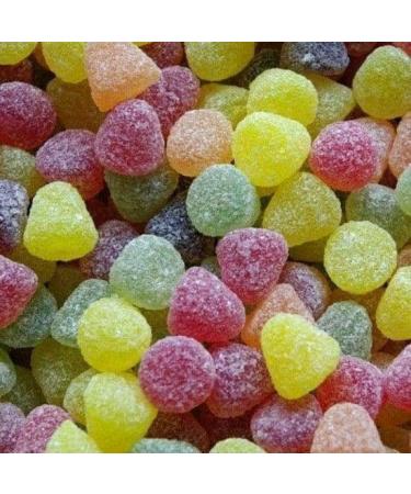 Dew Drops Fruit Flavour Jelly Sweet by Barratt in Victorian Style Plastic Jar 970 millilitre 750 gram - Buy Online on GoSupps.com