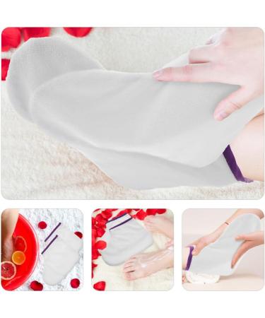 Beaupretty 1 Pair Paraffin Wax Work Booties Foot Care Heat Preservation Wax Bath Treatment Mitts Foot Spa Cover Moisturizing Spa Accessories for Hand Foot Care - Buy Online on GoSupps.com