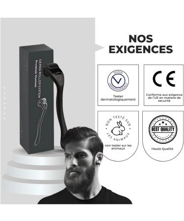 Derma Roller 540 Titanium Microneedles Regenerates Body Skin Stimulates Hair/Beard Growth Reduces Hair Loss Acne Scars Stretch Marks - Buy Online on GoSupps.com