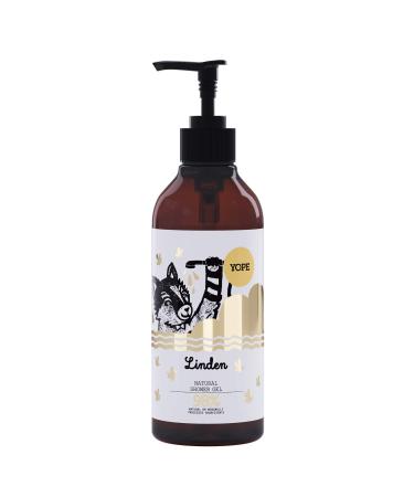 Yope Natural Shower Gel | Natural Linden Flower Extract | Skin Regeneration | Skin Nourishing | Moisturising | For Sensitive Skin | 98% Natural Ingredients | (Linden)