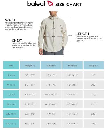 Baleaf Men's UPF 50+ Hoodie Sun Shirt SPF Long Sleeve Quick Dry UV Protection - Oatmeal, X-Large - Buy Online on GoSupps.com