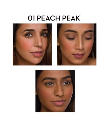 Sugar Cosmetics Contour De Force Mini Blush 01 Peach Peak - Longlasting & Lightweight - Buy Online on GoSupps.com