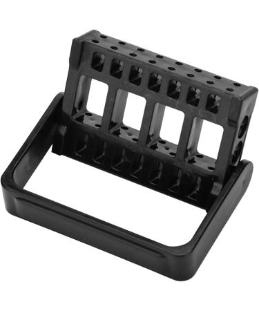Nail Drill Bit Holder Stand Suitable Size Durable Professional Save Space Nail Drill Bits Storage Container for Grinding Tools for Nail Salon Home Use(black) - Buy Online on GoSupps.com