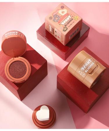 Stamp Liquid Blush Heart Shaped Applicator Natural Long Lasting Blush - 6 Colors for a 3-Dimensional Cute Look (1) - Buy Online on GoSupps.com