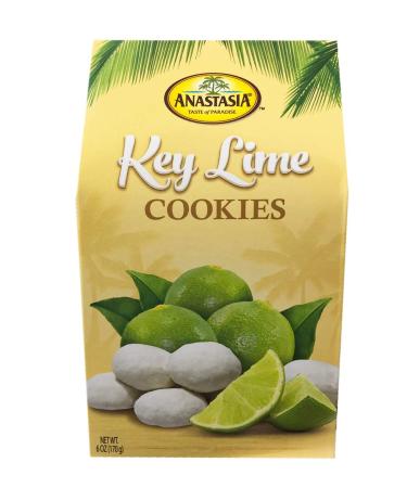 Anastasia All Natural Key Lime Cookie with Sugar Powder 6oz, 1 Pack