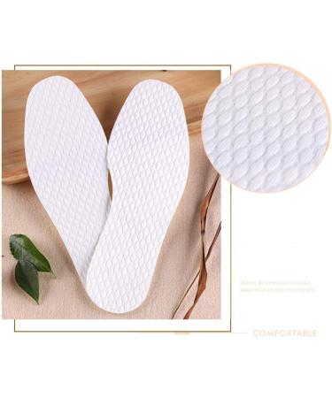 10 Pairs White Disposable Breathable Barefoot Insoles - Men's 26CM | Sweat Absorbing Shoe Pads for Running & Hiking - Buy Online on GoSupps.com