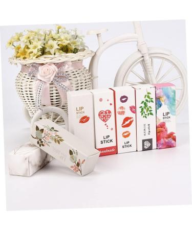 Buy Beatifufu 50pcs Lipstick Box Organizer | Kraft Paper Lip Balm & Lip Gloss Packaging Pink Tube Design | International Shipping Available - Buy Online on GoSupps.com