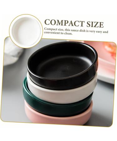 Zerodeko 10 Pcs Sauce Dish Vinegar Dish Oriental Sauce Dishes Dipping Sauce Bowls Stackable Ramekins Dish Porcelain Side Dish Sushi Sauce Dish Flavor Dish Ceramics Japan re-usable 9X9X2.5CMx5pcs Whitex5pcs - Buy Online on GoSupps.com