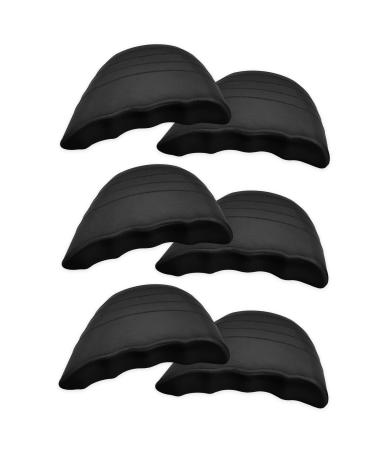 Shoe Filler Insert Shoe Filler for Shoes Too Big Toe Cushion Fillers Make Shoes Fit Shoe Filler for Loose Shoe Prevent Heel Sliping One Size Fits Shoe Inserts for Women and Men (Blcak 3 Pairs)
