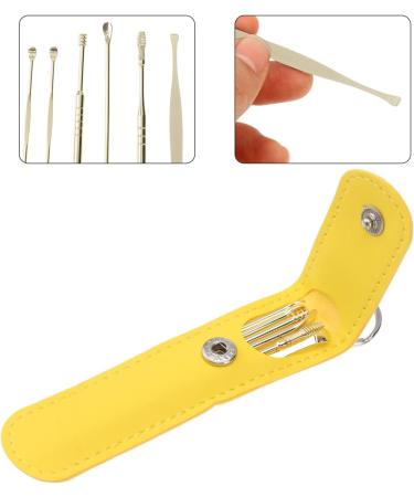 Healifty Stainless Steel Ear Wax Removal Tool Set - 4 Pcs Golden Spiral Ear Cleaner & Ear Picks - 11.5X2.7X1cm - Buy Online on GoSupps.com