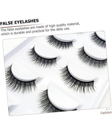 FRCOLOR 10 Pairs Fake eyelashes luxurious eyelashes fluffy natural eyelashes short fake eye lashes luxury makeup fake lashes natural Girl Cosmetics False Lash woman magnetic chemical fiber - Buy Online on GoSupps.com