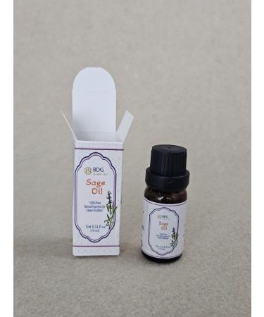 Premium 10 ml Sage Oil 100% Pure Essential Therapeutic Grade Aromatherapy Hair Skin & Body Care DIY Beauty