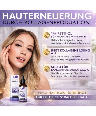  Saborando Korean Skincare - Retinol Serum - With Hyaluronic Acid Vitamins C & E - Intense Hydration and Radiance - Professional Facial Serum for All Skin Types - 30 ml Saborando - Buy Online on GoSupps.com