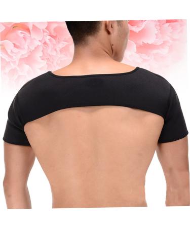 Beavorty Sports Shoulder Pads | Optimal Shoulder Support Brace for Posture & Rotator Cuff Stability | Black Weight Lifting Shoulder Sleeve - Buy Online on GoSupps.com
