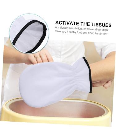 Mikinona 4pi ces Et Paraffine Pour Soins Des Mains Lavables Confortables Et Pour Absorption - Buy Online on GoSupps.com