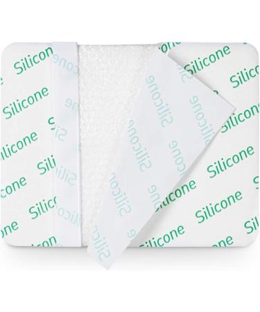 MedVance TM Silicone Adhesive Foam Dressing 10 cm x 12.5 cm - Box of 5 | Pack of 1 - Buy Online on GoSupps.com