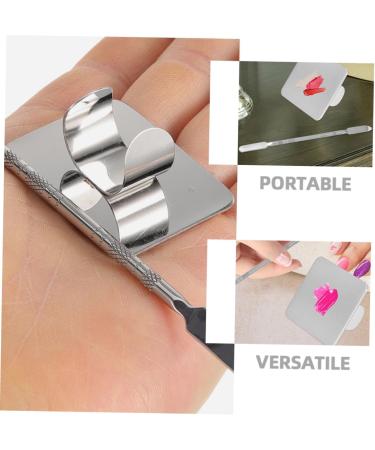 Balacoo 2 Sets Ring Palette Tools - Stainless Steel Makeup Mixing Tray for Foundation & Cosmetic Applications - Buy Online on GoSupps.com