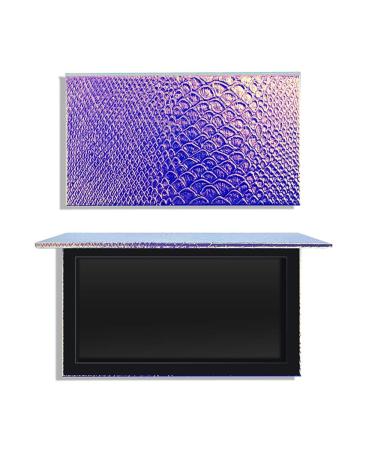 Mermaid Style Magnetic Makeup Palette with Mirror | Empty Storage Box + 20 Metal Stickers for Eyeshadows & Highlighter - Buy Online on GoSupps.com