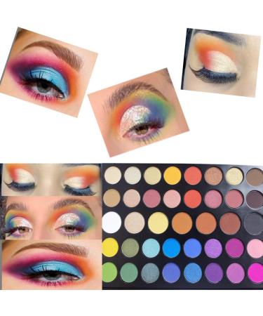 39 Color Pro Eyeshadow Palette - Matte Shimmer Waterproof Blendable Shadows - Buy Online on GoSupps.com