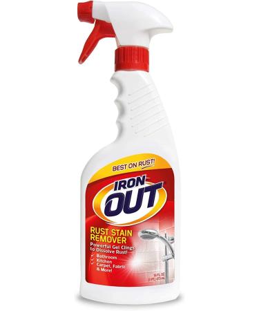 Iron OUT Rust Stain Remover Toilet Bowl Cleaner Set - 1 Tablet & Powerful Gel Spray - Pack of 1 - Buy Online on GoSupps.com
