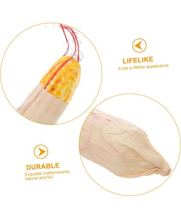 Zerodeko 2 Pcs Simulation Vegetable Fake Vegetable Miniture Decoration Microgreens Miniatures Mini Artifical Fruit Decor Decked Green Square Balloon Omatome Banners Plants Decor Corn Props Yellowx2pcs mediumx2pcs - Buy Online on GoSupps.com