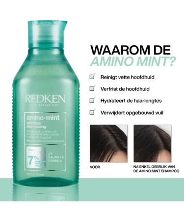 Redken Routine For Men Set of Shampoo and Styling Paste For a Fresh Scalp and Texture with Long Lasting Medium Hold Amino Mint Texture Paste - Buy Online on GoSupps.com