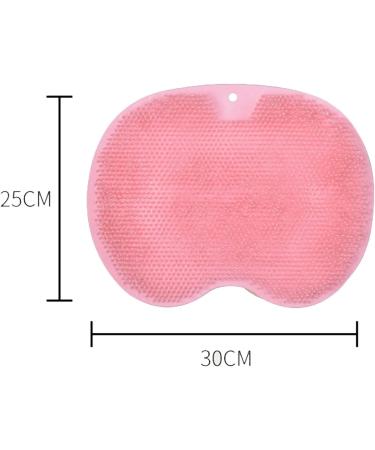 Shower Foot Scrubber with Non-Slip Suction Cups | Soft Footwear Massage Pad - Orange Indoor Use - Buy Online on GoSupps.com