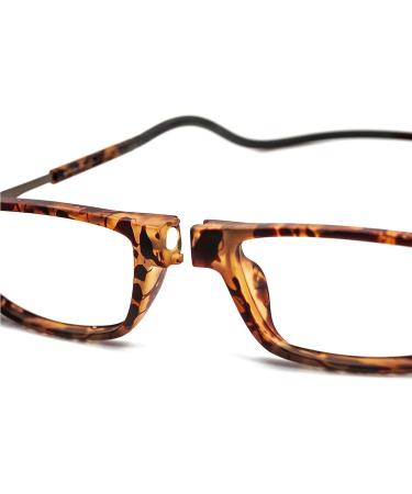 Shop Slastics Documentary: Magnetic Anti-Blue Light Reading Glasses - Foldable Adjustable Flexible - Habana 2.5x - International Shipping Available - Buy Online on GoSupps.com
