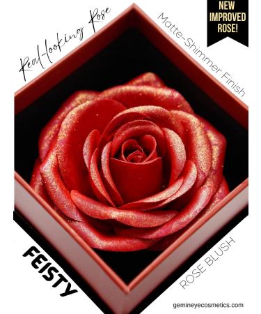 GEM.IN.EYE Cosmetics Blush & Bloom LOVE EDITION FEISTY 3D Silk Rose Blush on Powder - Buy Online on GoSupps.com