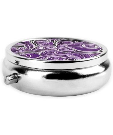 Sea Witch Inspired Round Pill Box - 3 Compartment Portable Travel Medicine Organizer - Buy Online on GoSupps.com