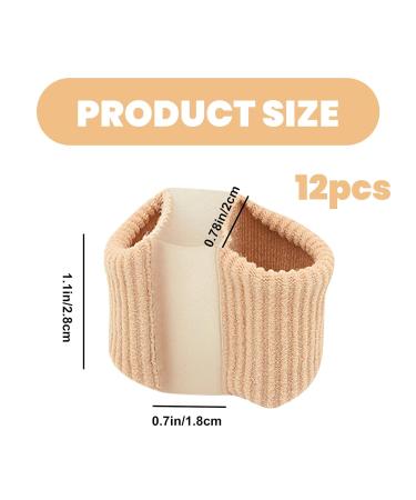 Bunion Corrector Toe Separators - 12 Pack Breathable Gel with 2 Loops for Women and Men - Overlapping Toes Straightener - Size L - Buy Online on GoSupps.com