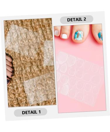  FRCOLOR FRCOLOR 100 Sheets Gel Nail Glue Nail Glue Sticky Tabs For Nails Double Sided Sticker For False Nails Jelly Glue Label Waterproof - Buy Online on GoSupps.com