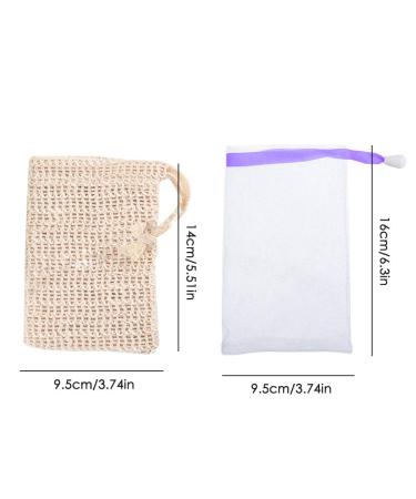 15pcs Soap Scrub Mesh Bags - AIFUDA Natural Soap Saver Holder for Shower Wash & Foam - Perfect for Soap Drying - Buy Online on GoSupps.com