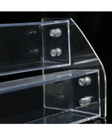  Psytfei Clear Acrylic Nail Polish Organizer Makeup Nail Polish Bottles Tray Tabletop Display Storage for Home (Two Layers) - Buy Online on GoSupps.com