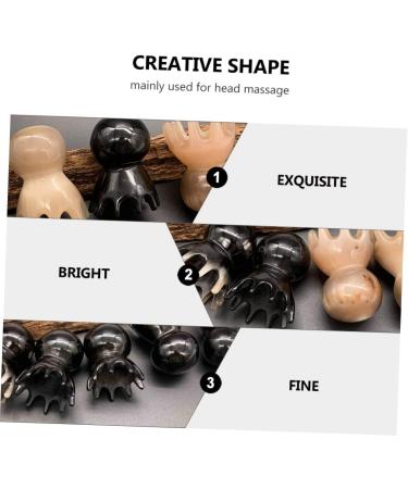 TOVINANNA 3 STK Octopus Massage Comb - Portable Yakin Horn Hairbrush & Cleaning Tool for Ultimate Relaxation | International Shipping Available - Buy Online on GoSupps.com