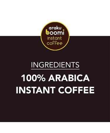 Araku Boomi Premium Instant Coffee 7oz - Medium Roast 100% Arabica Beans from Araku Valley - Naturally Caffeinated - Buy Online on GoSupps.com