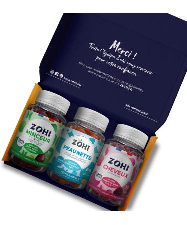 Summer Food Supplement Box 1 Zohi Pill Box Clean Skin - 1 Zohi Slimming Pill Box - 1 Zohi Hair Pill Box - 3 x 60 Erasers - ZO - Buy Online on GoSupps.com