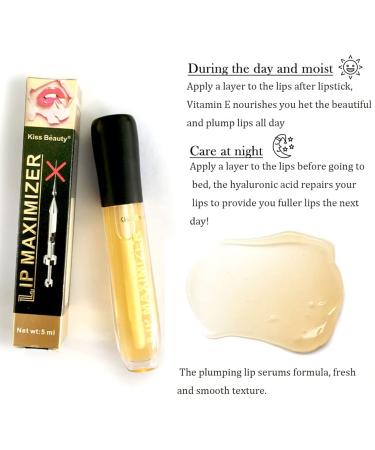 Cozzo Lip Plumper Serum with Vitamin E - Instant Lip Plumping Gloss for Fuller Lips - Buy Online on GoSupps.com