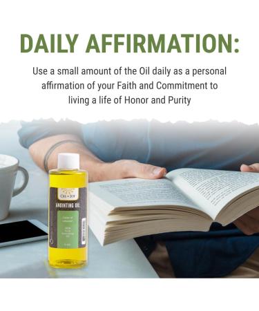 4oz Cedars of Lebanon Anointing Oil | Spiritual Oil with Woodsy Scent | Durable Glass Bottle for Altar Church & Prayer | Strength & Divine Protection - Buy Online on GoSupps.com