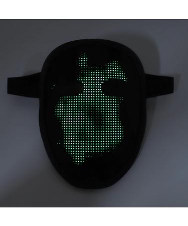 Buy Marhynchus LED Transforming Face Cover - Gesture Sensing Customizable Display 45 Dynamic & 70 Static Patterns - International Shipping Available - Buy Online on GoSupps.com