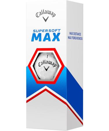 Callaway Supersoft Max Golf Balls 12-Pack - 2023 Version | White - Buy Online on GoSupps.com