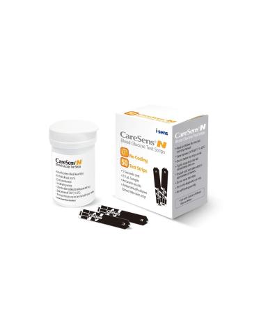 CareSens N Blood Glucose Test Strips (50 ct) - Only for CareSens N Family Meter Kits