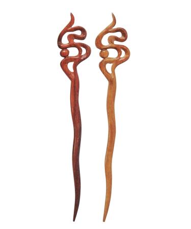 Marycrafts Wooden Hair Sticks | Eco-Friendly Hairpins & Accessories for Elegant Hairstyles - Buy Online on GoSupps.com