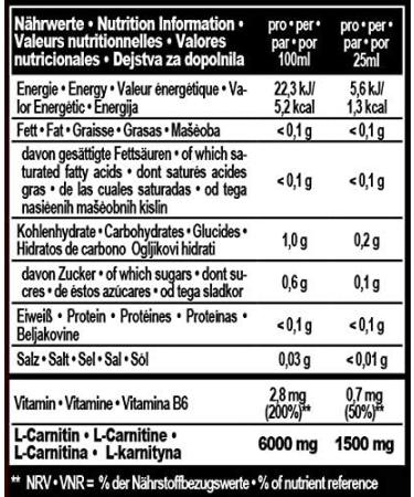 Ironmaxx Carnitine Pro Liquid - Strawberry 500ml | 1500mg L-Carnitine | Pre-Workout Support & Diet Aid - Buy Online on GoSupps.com