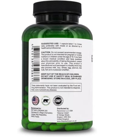 Siberian Green 6 Super Probiotics 120 Capsules - Traditional Formula Rich with Bifido & Lacto Acidophilus to Soothe Digestion Restore Normal Flora - Buy Online on GoSupps.com