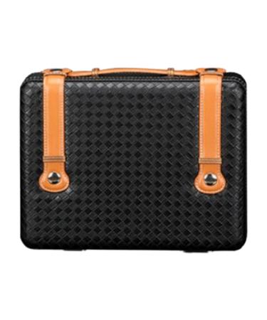 Cigar Boxs Humidors Light Cigar Box Humidification Cigar Case Hand Stitched Woven Pattern Cigar Box