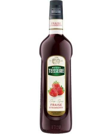 Mathieu Teisseire Strawberry Syrup for Drinks Smoothies Milkshakes Desserts Soft Drinks Cocktails with or without Alcoho - Buy Online on GoSupps.com