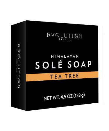 Evolution Salt - Himalayan Sole Bath Soap Tea Tree  4.5 oz