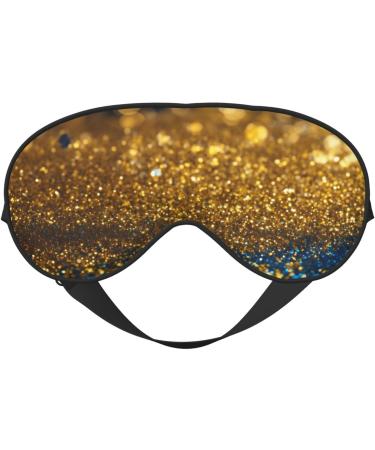 Glitter Pattern Print Sleep Eye Mask | Soft Eye Cover for Travel & Naps | Ideal for Men & Women - Buy Online on GoSupps.com